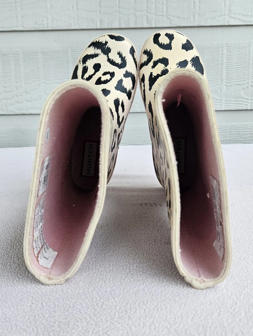 Hunter Kids First Classic Hybrid Print Rainboot Cheetah Leopard US 11 UK 10